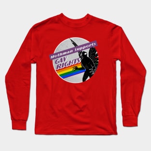 Gay Pride Mothman Long Sleeve T-Shirt